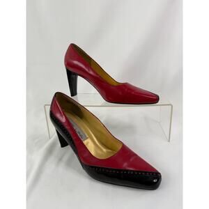 Bellini vintage color block heels - size 7.5